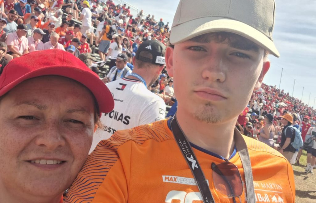 Noah naar F1 race in Monza
